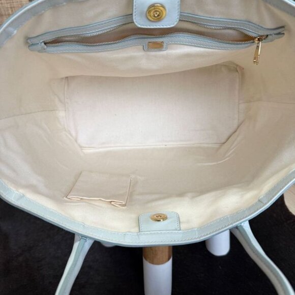 Baby Blue Lace Dolce and Gabbana Handbag - Picture 6 of 10